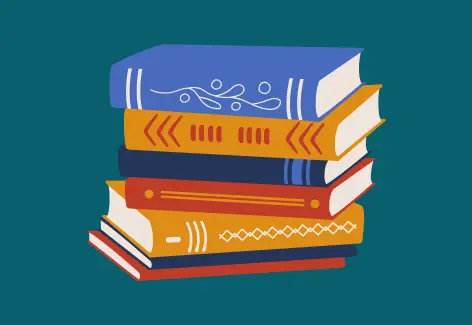 stack of books