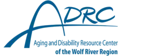logo for the Aging and Disability Resource Center of the Wolf River Region