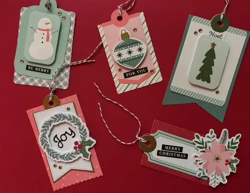 Holiday Tag Craft, links to more information