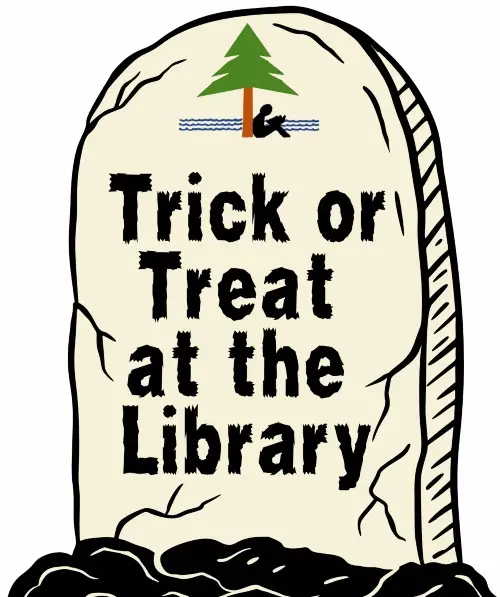 Trick or Treat at the Library, links to more information