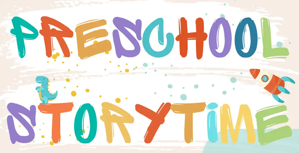 Preschool Storytime, links to event information