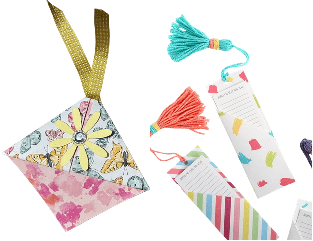 Bookmark Craft examples, links to event information