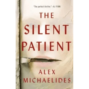 book cover for The Silent Patient by Alex Michaelides