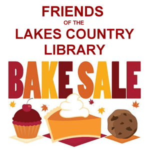 Friends of the Lakes Country Library Bake Sale